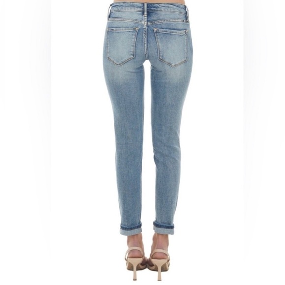 Kancan buttonfly distressed Skinny Jeans Size 13/30 - Picture 2 of 9